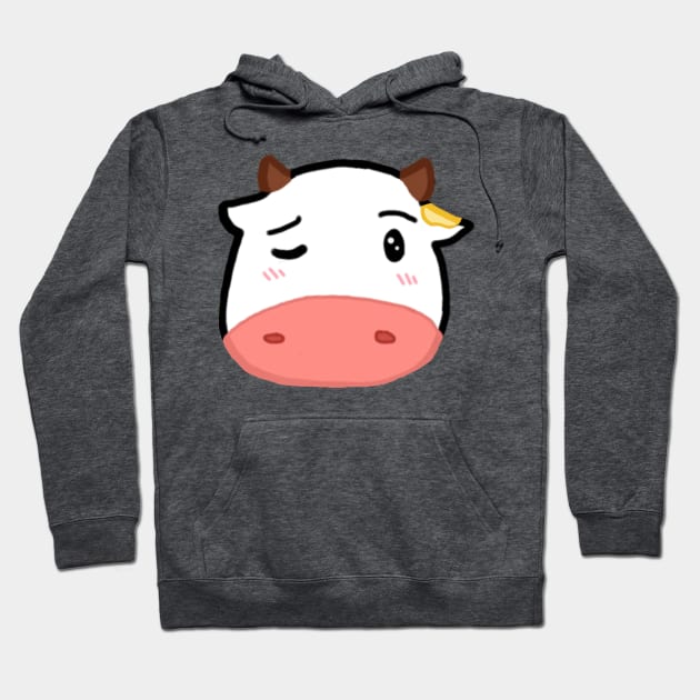 Yellow Cow Hoodie by chillayx